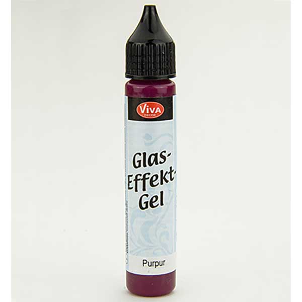Viva Glaseffect Gel Transparant - Purper